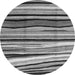 Machine Washable Abstract Gray Contemporary Rug, wshcon2032gry