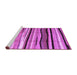 Sideview of Machine Washable Abstract Purple Contemporary Area Rugs, wshcon2032pur