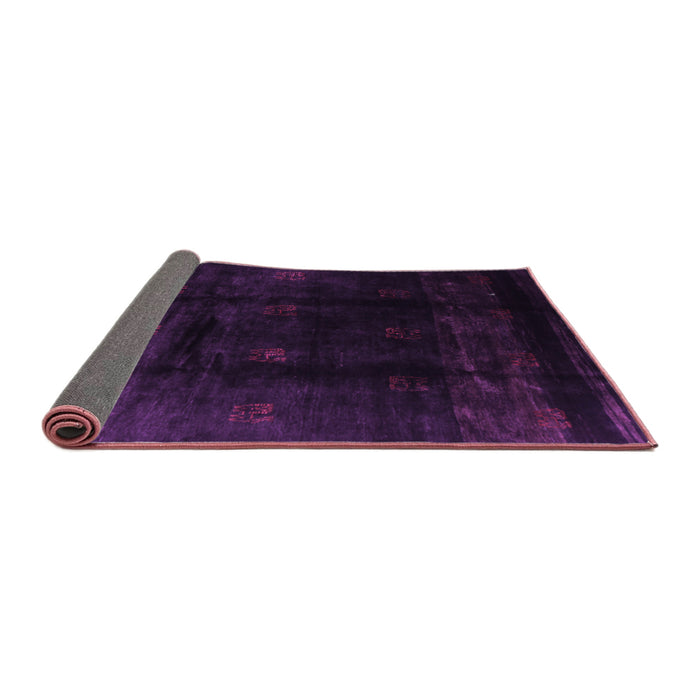 Sideview of Abstract Purple Contemporary Rug, con2033pur