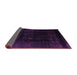 Sideview of Abstract Purple Contemporary Rug, con2033pur