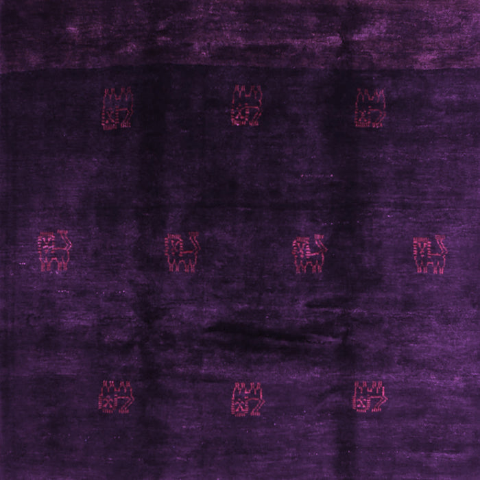 Abstract Purple Contemporary Rug, con2033pur