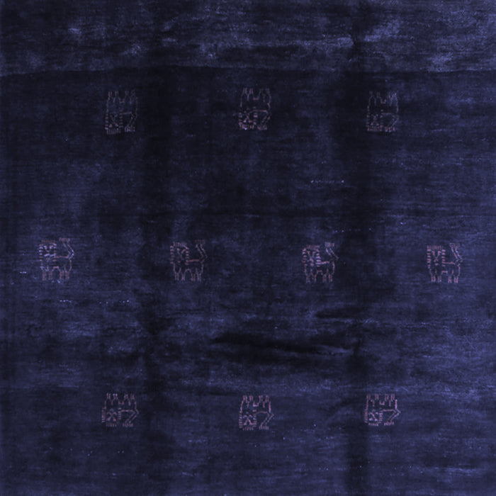 Machine Washable Abstract Blue Contemporary Rug, wshcon2033blu