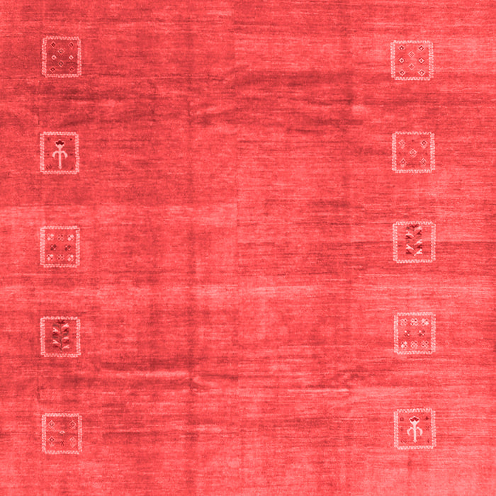 Abstract Red Contemporary Area Rugs