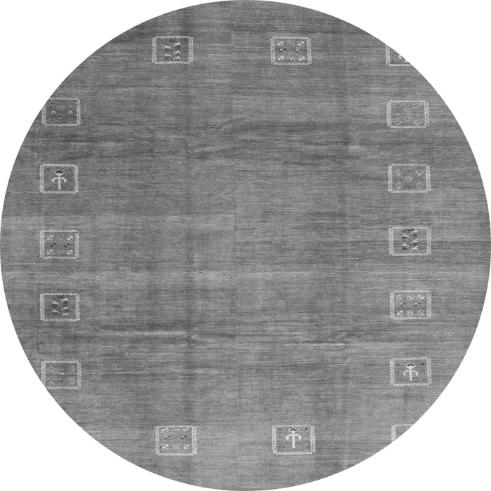 Machine Washable Abstract Gray Contemporary Rug, wshcon2034gry