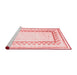 Modern Red Washable Rugs