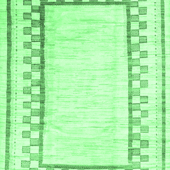 Solid Emerald Green Modern Rug, con2035emgrn