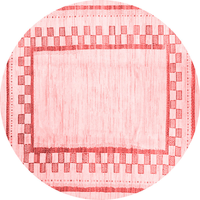 Solid Red Modern Rug, con2035red
