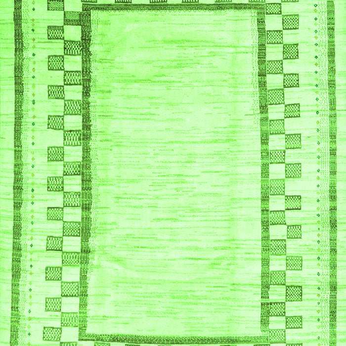 Solid Green Modern Rug, con2035grn