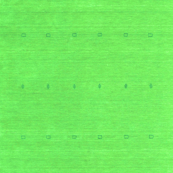 Serging Thickness of Machine Washable Abstract Green Contemporary Area Rugs, wshcon2036grn
