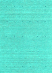 Abstract Turquoise Contemporary Rug, con2036turq