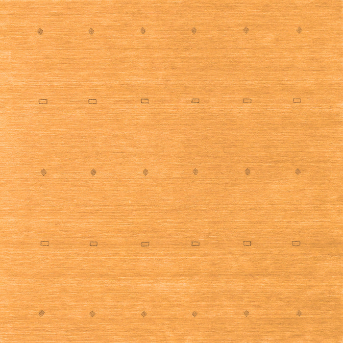 Round Machine Washable Abstract Orange Contemporary Area Rugs, wshcon2036org