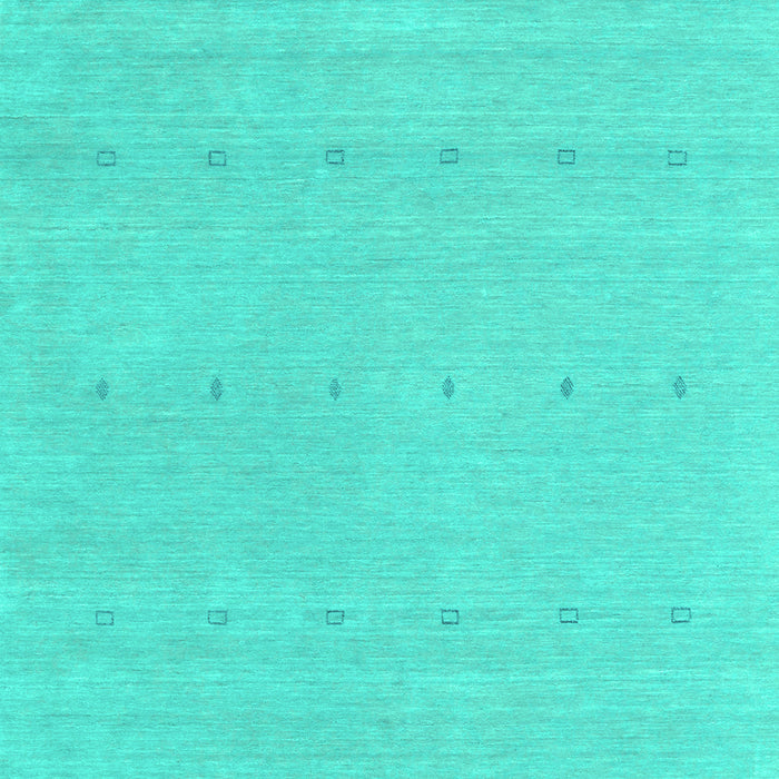 Machine Washable Abstract Turquoise Contemporary Area Rugs, wshcon2036turq