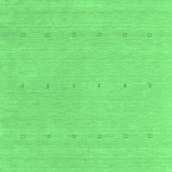 Machine Washable Abstract Emerald Green Contemporary Area Rugs, wshcon2036emgrn