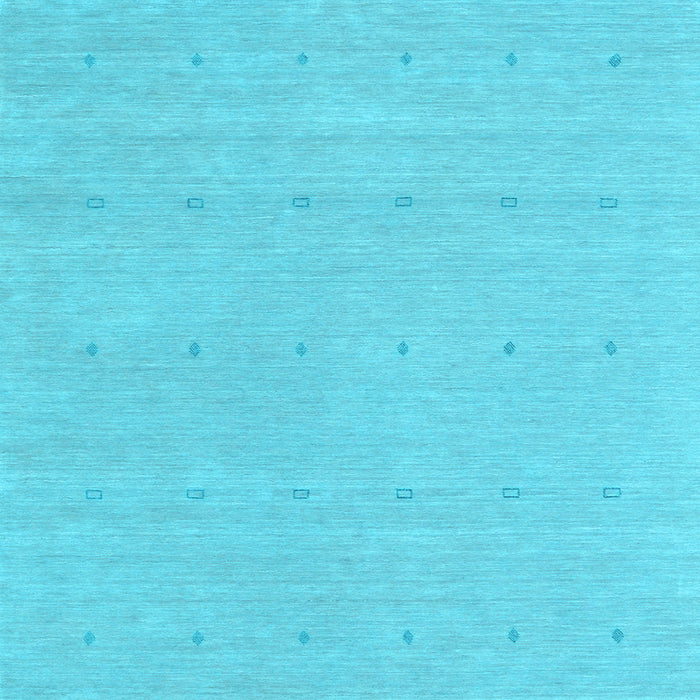 Square Abstract Light Blue Contemporary Rug, con2036lblu
