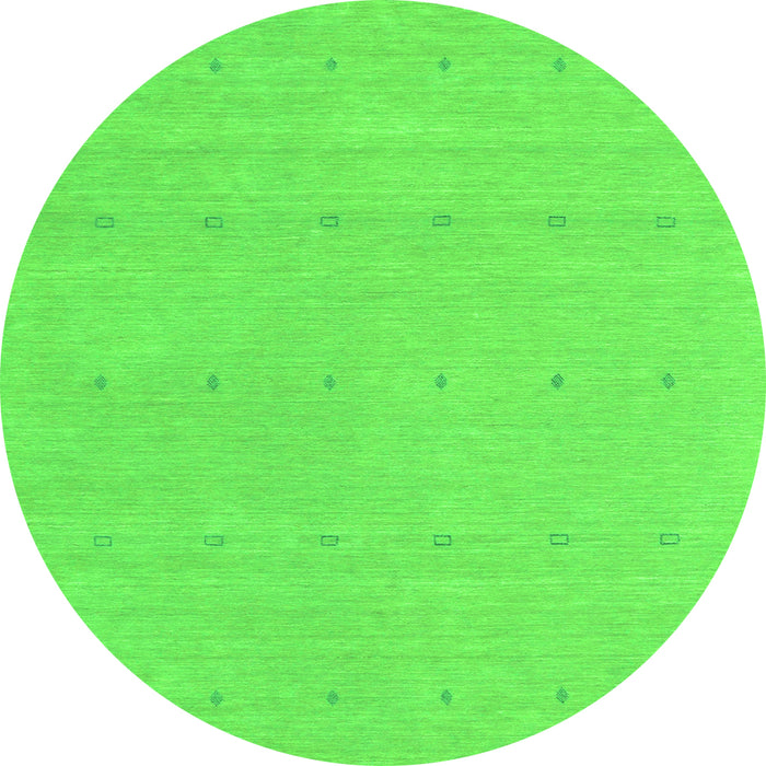 Machine Washable Abstract Green Contemporary Area Rugs, wshcon2036grn