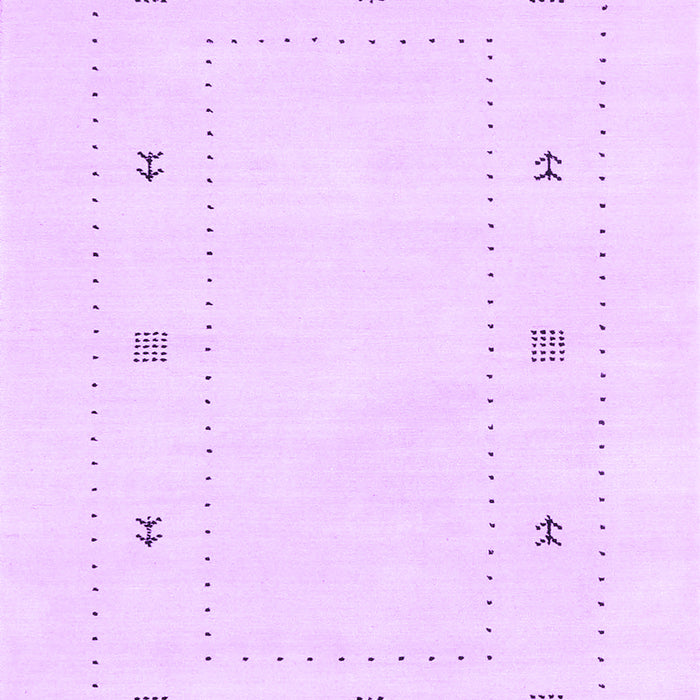 Machine Washable Solid Purple Modern Area Rugs, wshcon2038pur