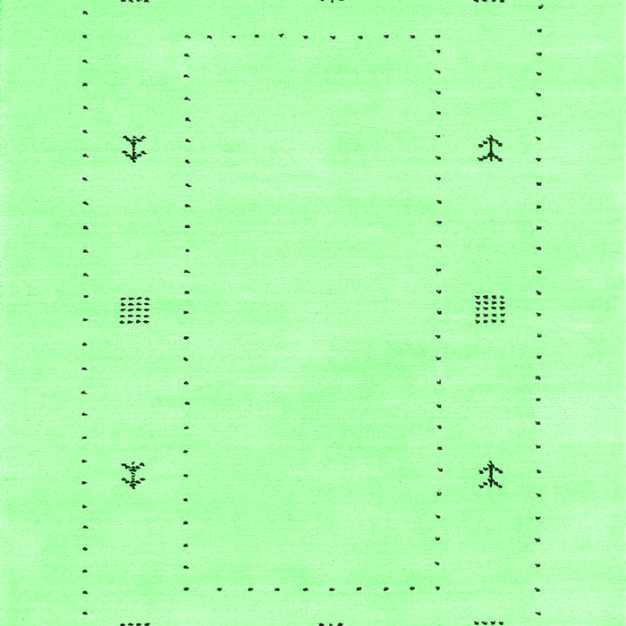 Machine Washable Solid Emerald Green Modern Area Rugs, wshcon2038emgrn