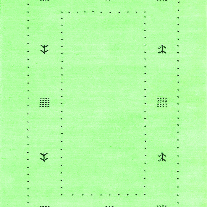 Solid Green Modern Rug, con2038grn