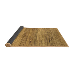 Sideview of Abstract Brown Contemporary Rug, con2039brn