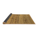 Sideview of Abstract Brown Contemporary Rug, con2039brn