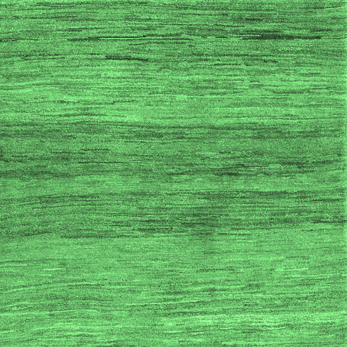 Machine Washable Abstract Emerald Green Contemporary Area Rugs, wshcon2039emgrn