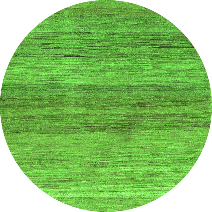Machine Washable Abstract Green Contemporary Area Rugs, wshcon2039grn