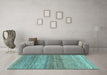 Machine Washable Abstract Light Blue Contemporary Rug in a Living Room, wshcon2039lblu