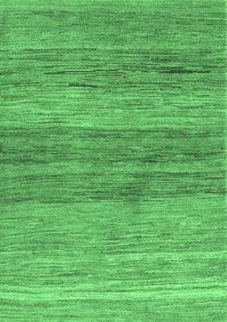 Abstract Emerald Green Contemporary Rug, con2039emgrn