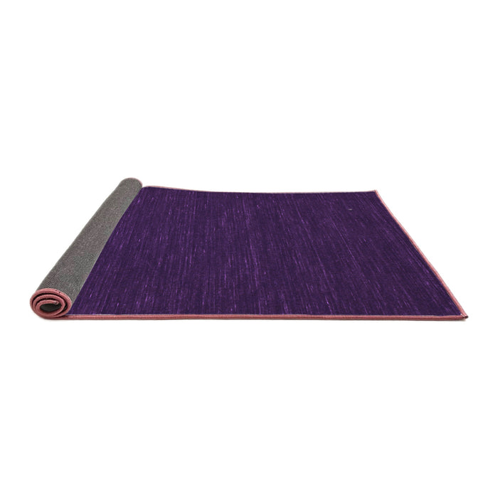 Sideview of Abstract Purple Contemporary Rug, con203pur