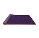 Sideview of Abstract Purple Contemporary Rug, con203pur