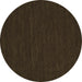 Round Machine Washable Abstract Brown Contemporary Rug, wshcon203brn