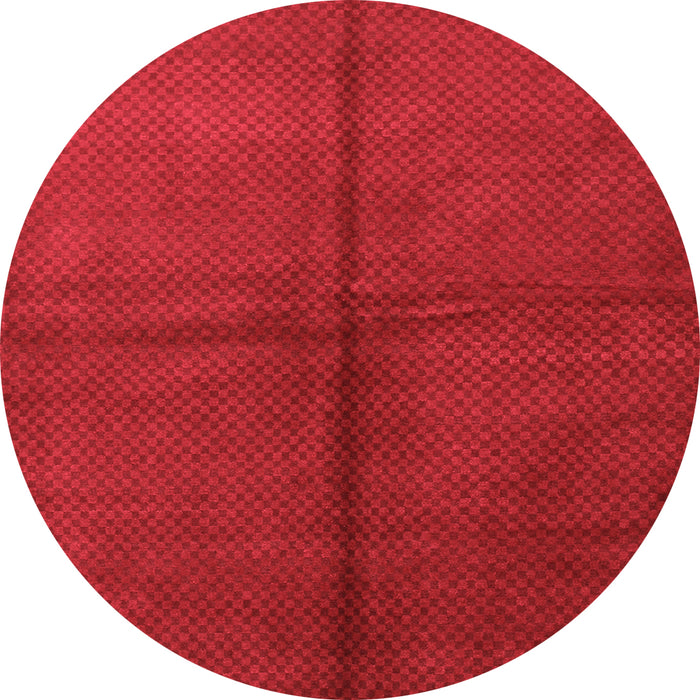 Square Abstract Orange Contemporary Rug, con2040org