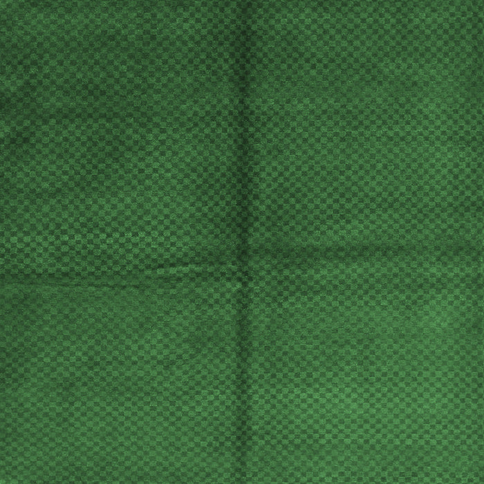 Square Machine Washable Abstract Emerald Green Contemporary Area Rugs, wshcon2040emgrn