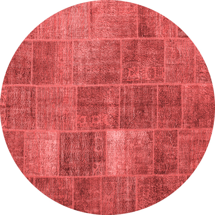 Patchwork Red Transitional Rug, con2041red