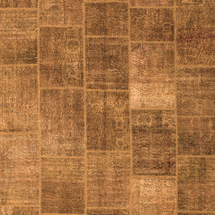 Serging Thickness of Machine Washable Patchwork Orange Transitional Area Rugs, wshcon2041org