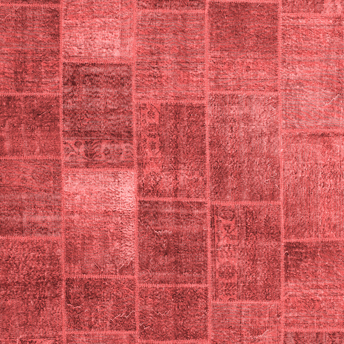 Patchwork Red Transitional Area Rugs