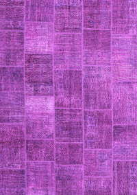 Patchwork Pink Transitional Rug, con2041pnk