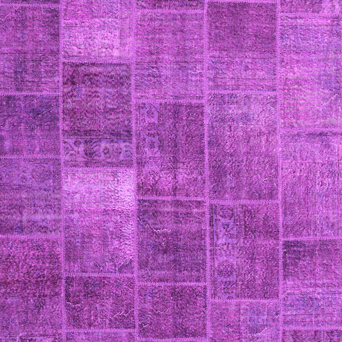 Patchwork Pink Transitional Rug, con2041pnk