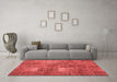 Transitional Red Washable Rugs