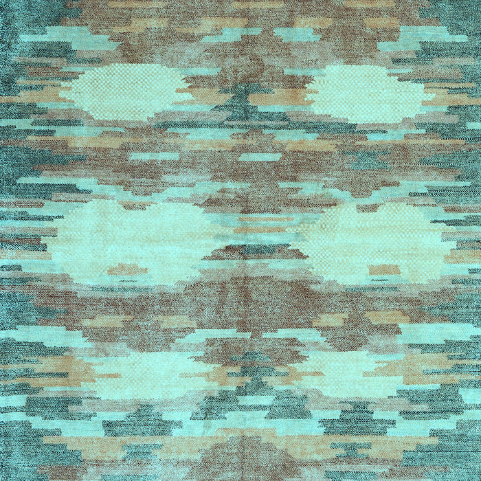 Machine Washable Abstract Light Blue Contemporary Rug, wshcon2042lblu