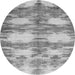 Machine Washable Abstract Gray Contemporary Rug, wshcon2042gry