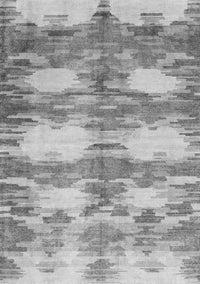 Abstract Gray Contemporary Rug, con2042gry