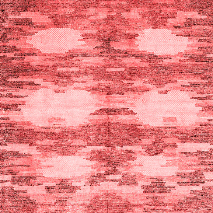 Machine Washable Abstract Red Contemporary Rug, wshcon2042red