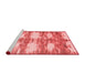 Contemporary Red Washable Rugs