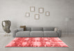 Contemporary Red Washable Rugs