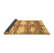 Sideview of Abstract Brown Contemporary Rug, con2042brn