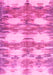 Abstract Pink Contemporary Rug, con2042pnk