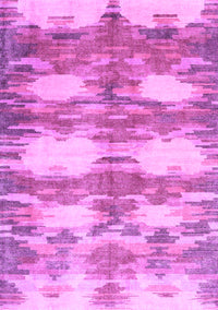 Abstract Purple Contemporary Rug, con2042pur