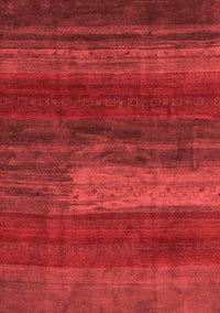 Abstract Red Contemporary Rug, con2043red