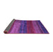 Sideview of Abstract Purple Contemporary Rug, con2043pur